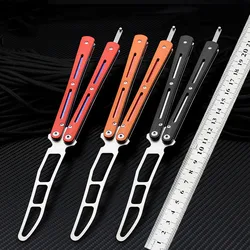 Dropship Folding Butterfly Training Knife Trainer Ball Bearing  G10 Handle Gaming Tool No Edge Dull for Exercise