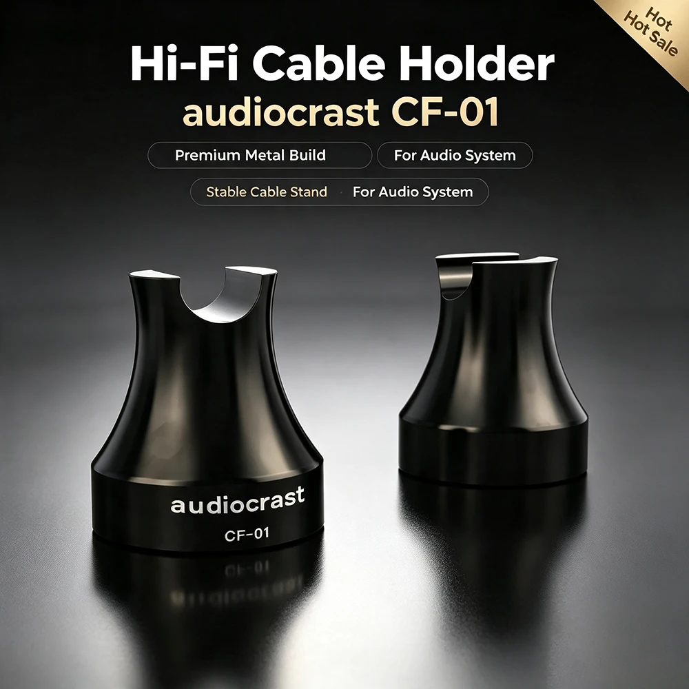 Audiocrast CF201 Booster Power/speaker Cable Riser and Stabilizer Cable Holder Crimp Cable Supporter Wire Feet