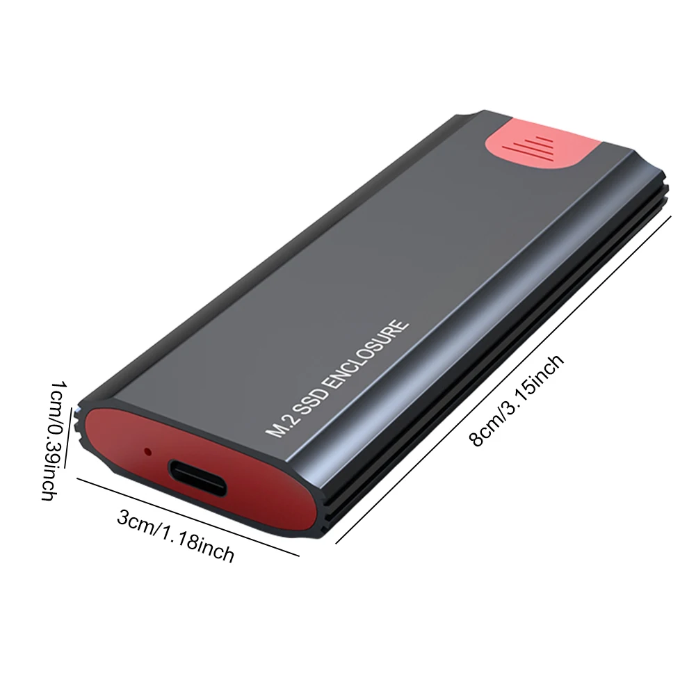 حاوية M.2 NVME NGFF SATA SSD SSD حافظة SSD إلى USB 3.1 لـ SATA SSDs 2230/2242/2260/2280 #6