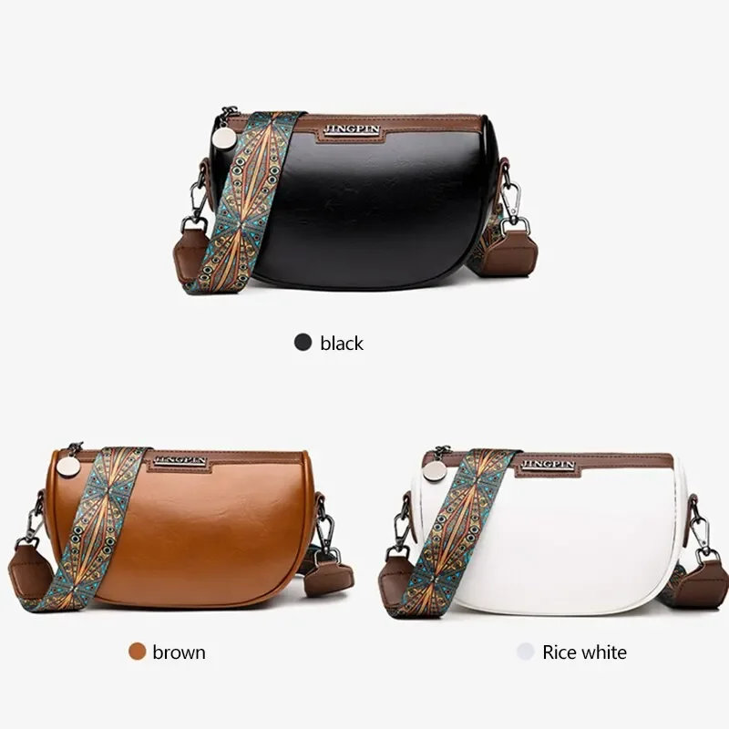 Vintage Female Small Shoulder Messenger Bag Ladies 2024 Fashion Soft Leather Crossbody Phone Bags for Women Versatile Handbag