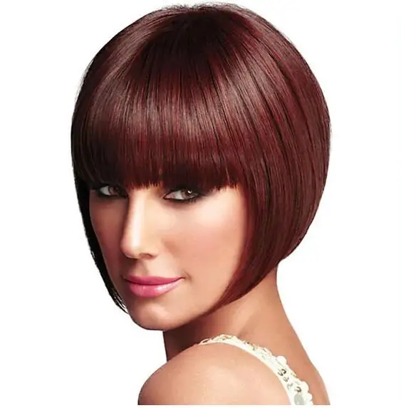 Synthetic Hair Short Straight Flapper Cosplay Bob Wigs for Women Costumes Wig