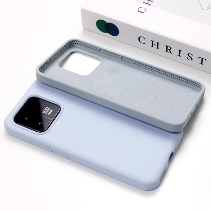 For Xiaomi Mi 13 /13 Pro/14/14 Pro 15 Liquid silicone Shockproof Soft Smooth Anti fingerprint Luxury Cover Back Case