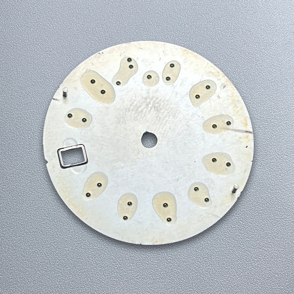 Esfera con logotipo S de 28,5mm compatible con movimiento japonés NH35/NH36, reloj luminoso verde de alta calidad, accesorios modificados