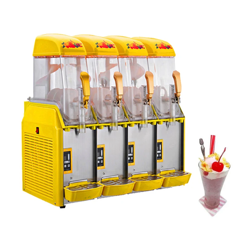 

Ice Slusher 3 Tanks Slush Machine 36L Smoothies Maker 1100W Snow Melting Machine Sand Ice Machine