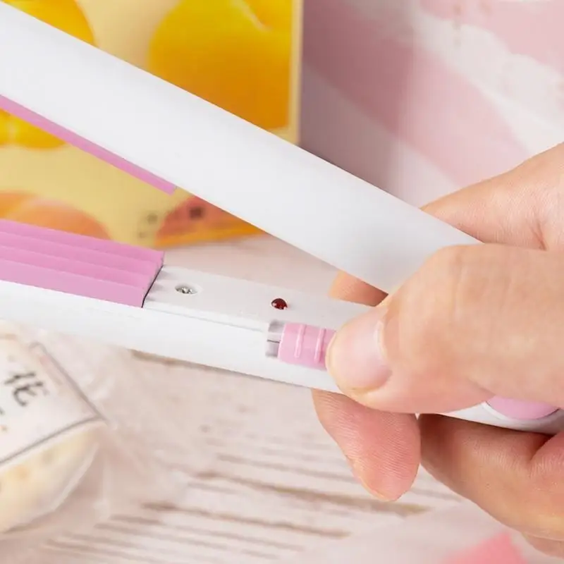 미니 휴대용 열 밀봉 기계 푸드 실러 실러 씰 포장 비닐 봉지