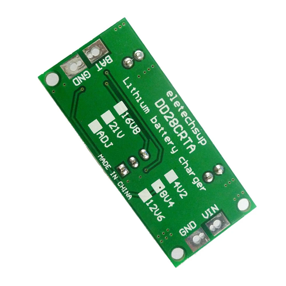 DC 3.7-18.5V lithium battery charging module 18650 lithium titanate battery charging board solar cell 1A