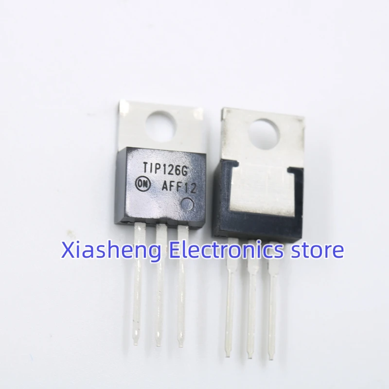 

100% New and Original 10Pcs TIP126G TIP126 TO-220 PNP Transistor Powerful Transistors Good Quality