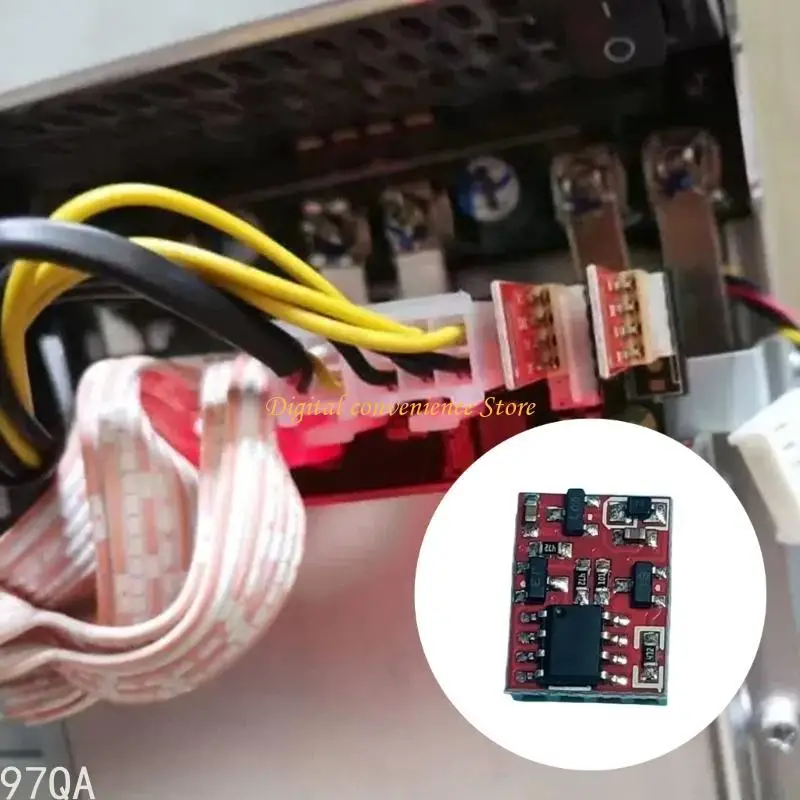 97QA Innovative USB Fan Imitator Simuleert het apparaat voor een rustige computer voor USB -poort