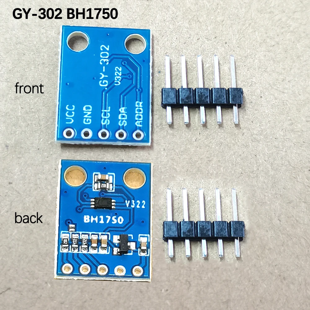 1PC GY-302 V322 BH1750 BH1750FVI Light Intensity Illumination Module Digital Optical Intensity Illumination Sensor Test Board