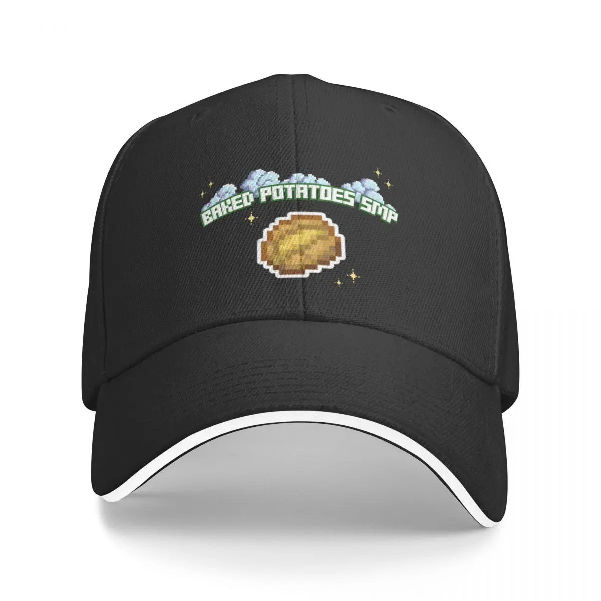 

Transparent Baked Potato SMP (SE. 3) Logo 3 Baseball Cap tea Hat Wild Ball Hat funny hat Beach Outing Golf Wear Men Women's