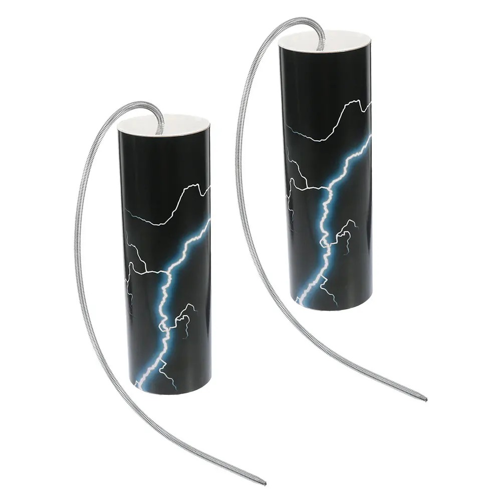 2 قطعة أنبوب طبل الرعد أورف أداة قرع التعليم الموسيقي المبكر المؤثرات الصوتية الإبداعية طبل العاصفة ل