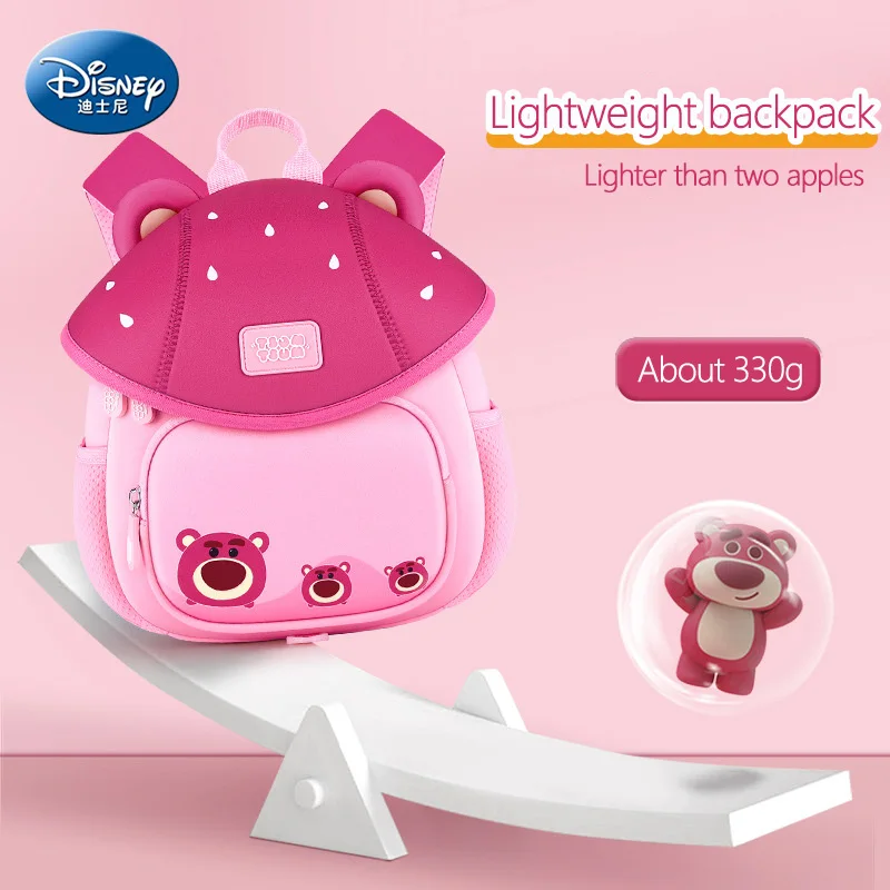 Disney Cartoon TSUM TSUM 1-5 Year Old Girl Backpack Kindergarten Schoolbag Cute Children Going Out Lotso Mini Anti Lost Backpack