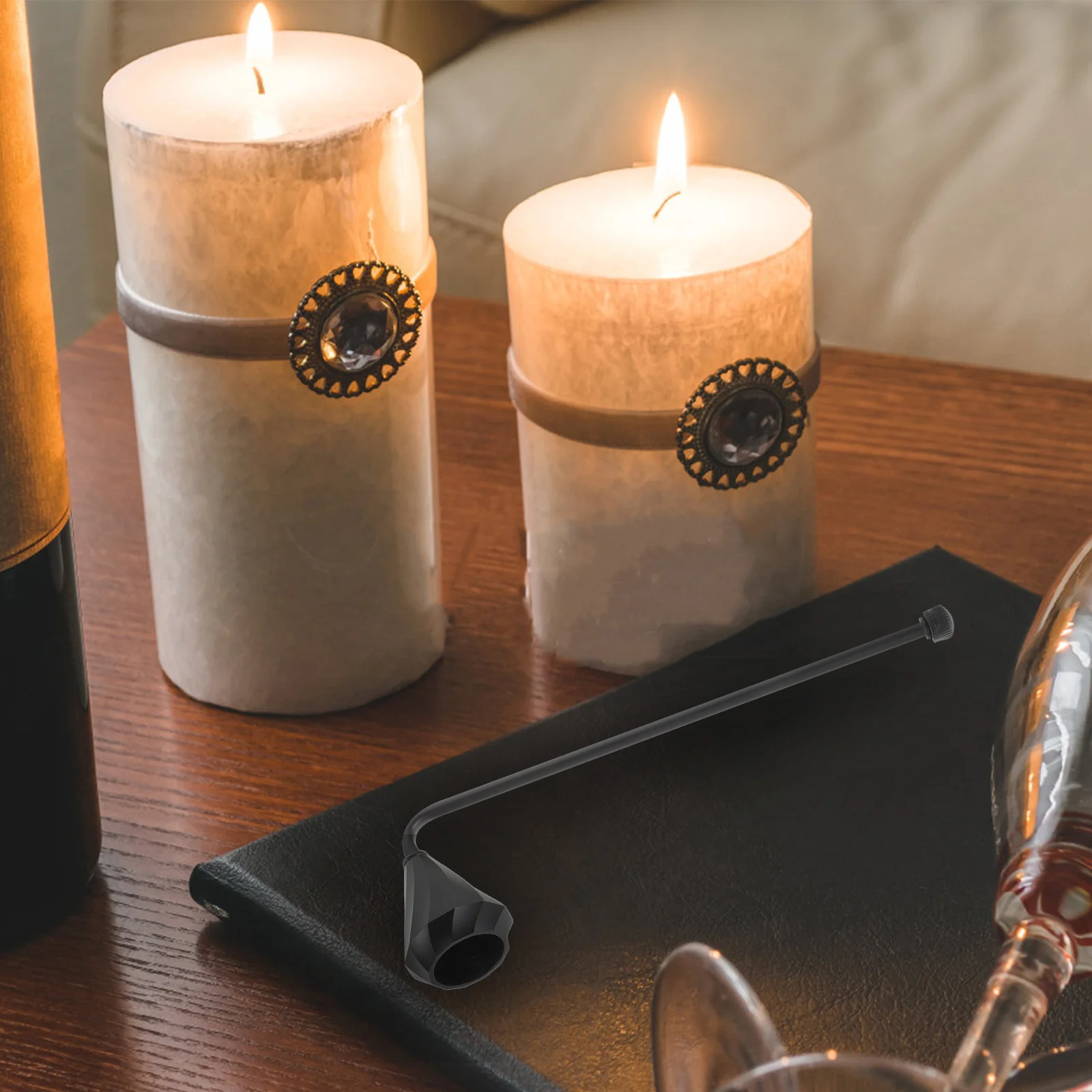 Snuffer Vintage Metal Wick Extinguisher Tool 7 Retro Flame Stoppers Decorative Accessories Home Party Holiday