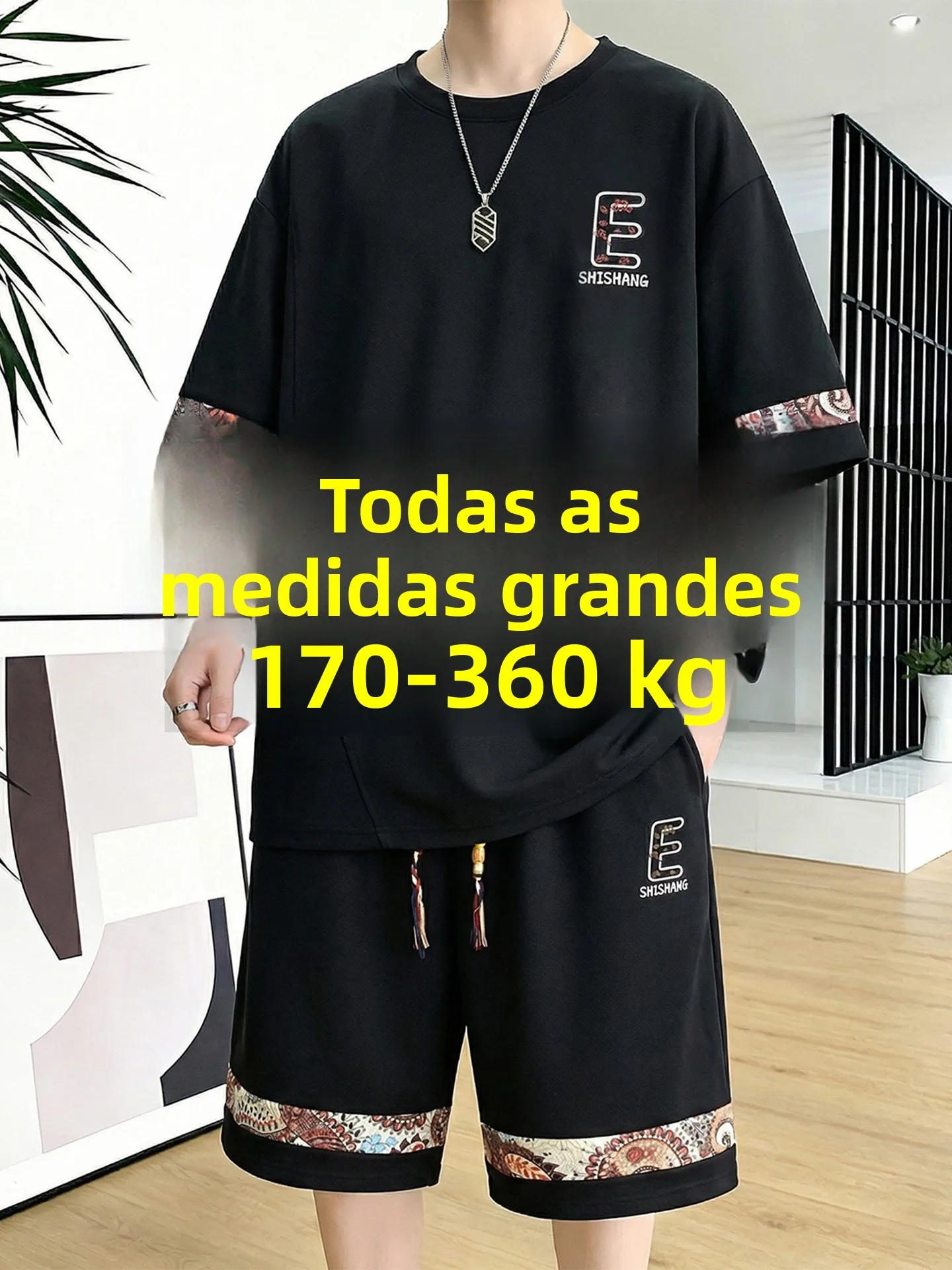 ensemble-de-vetements-de-sport-decontractes-de-style-chinois-pour-hommes-grande-taille-t-shirt-a-manches-courtes-et-short-amples-ensemble-deux-pieces-en-polyester-pour-l'ete