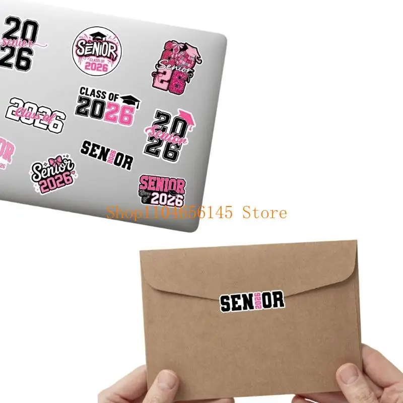

5asd Senior Year 2026 Stickers Pack High Quality PVC Decals For Unique Gift Thoughts