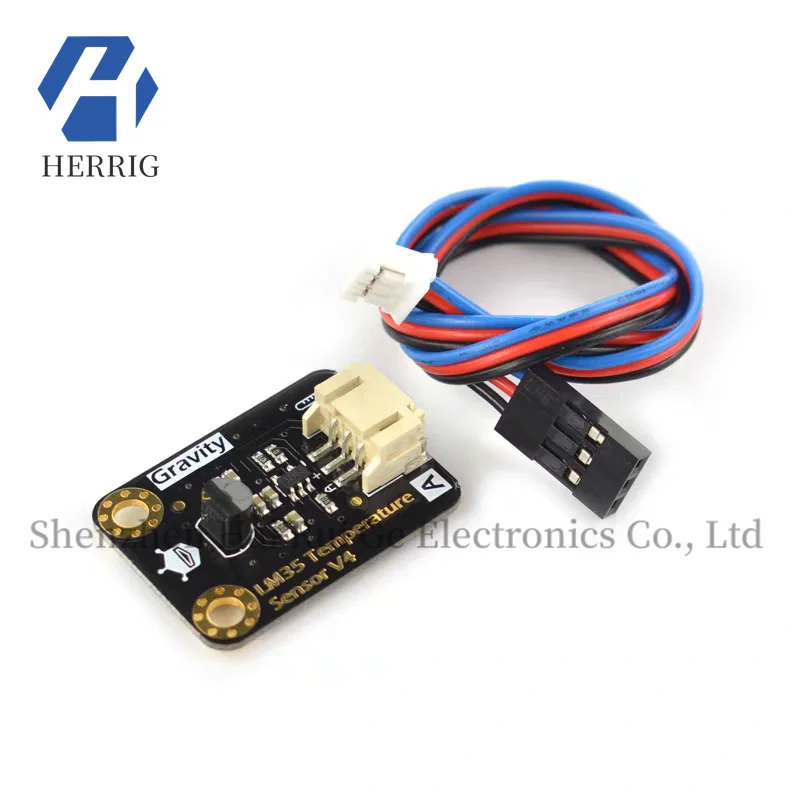 DFRobot Gravity: مستشعر درجة الحرارة الخطية LM35 التناظري المتوافق مع Arduino 5V/3.3V الأصل الجديد