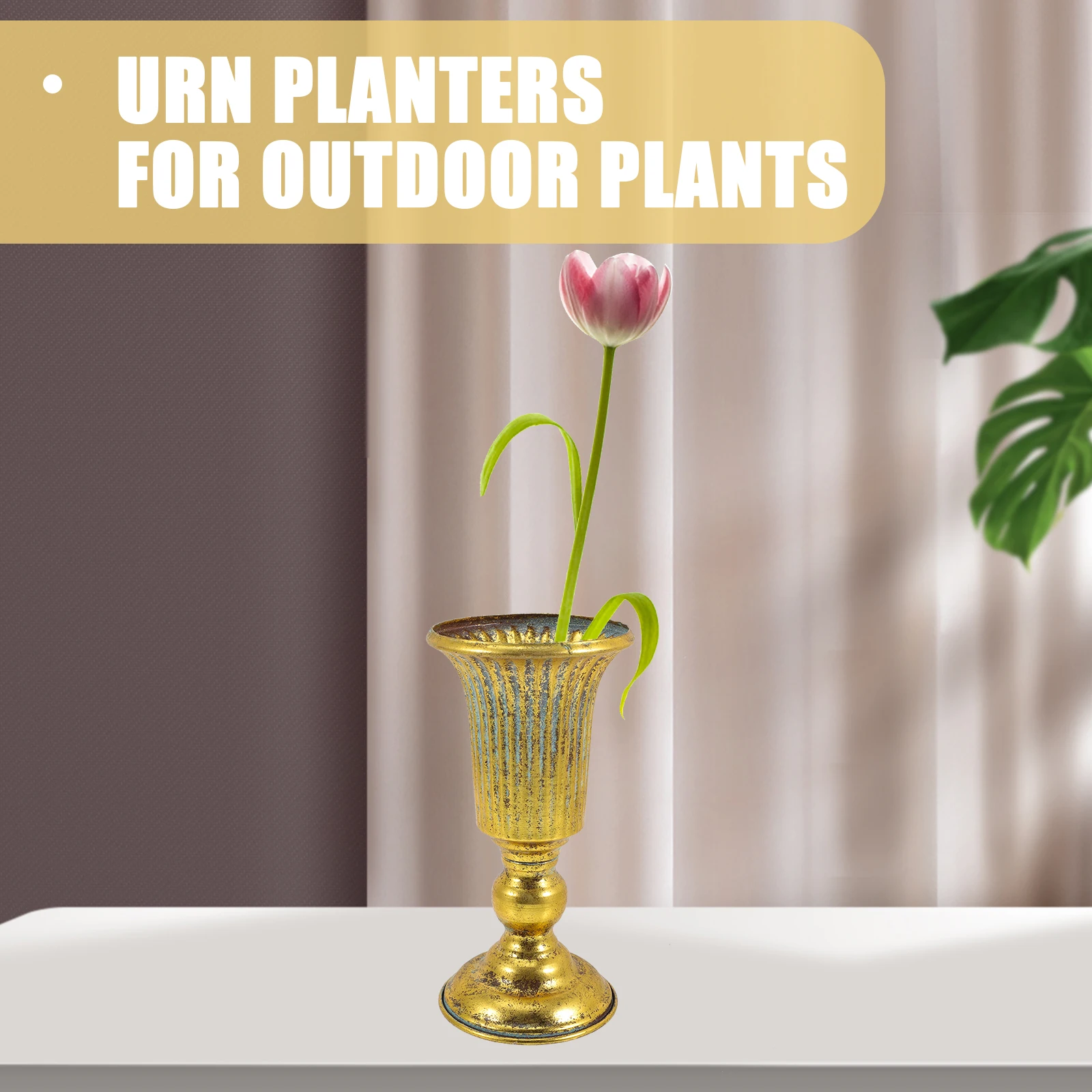 

Artificial Flower Vase for Flowers Thing Decorations Decorative Iron Vases Vintage Office