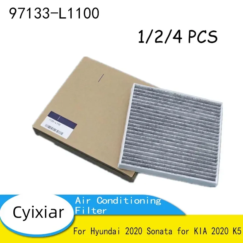 Carbon Air Conditioner Air Filter 97133-L1100 97133-L1000 97133L1100 97133L1000 for Hyundai 2020 Sonata for KIA 2020 K5