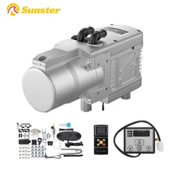 Sunster LCD Wireless Remote Controller 12V 5KW Hydronic Heater Thermo Top Water Heater Similar Webasto Eberspacher For Car RV