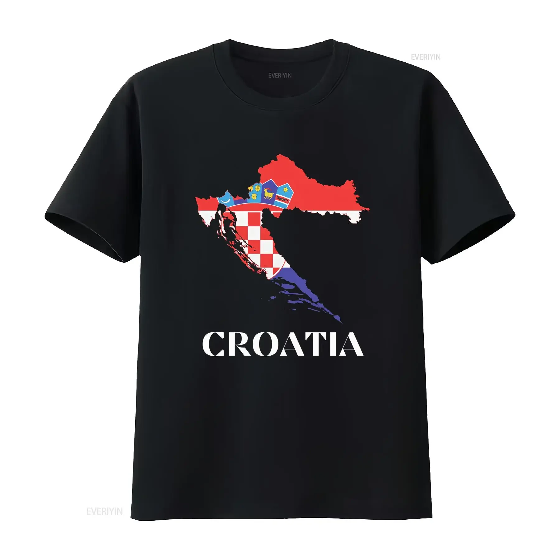 Croatia Flag Classic Fit T Shirt vintage Washed Versatile Casual designer clothes graphic Stylish streetwear Unisex fashion