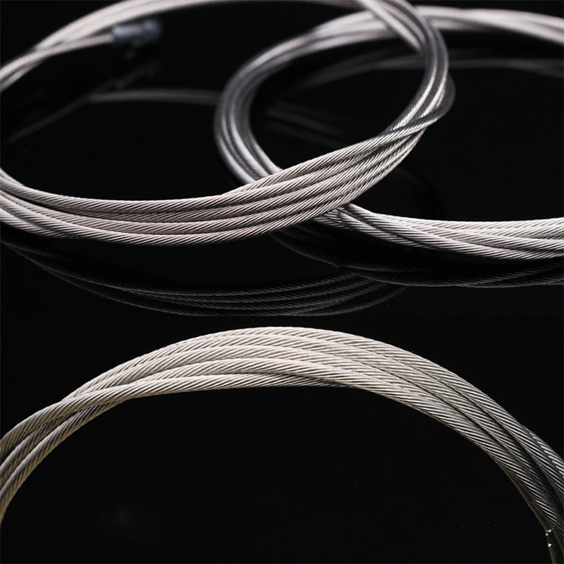 2PCS Bike Inner Cable Stainless Steel Bicycle Shifter Shift Derailleur Brake Cable Wire Line1100mm 1700mm 2100mm