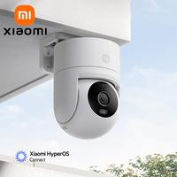XIAOMI New Outdoor Camera 4C，360° 5MP 3K，Two-Way Audio，Audible Visual Alarm，IP66，Human Tracking，Chinese Version With Adapter