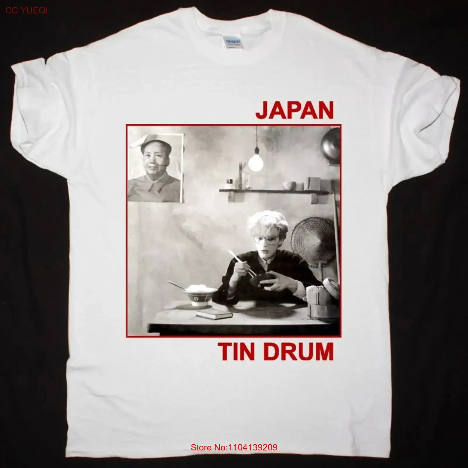 JAPAN TIN DRUM Cotton T Shirt Full Size S 5XL Z165 vintage Washed Versatile streetwear Comfortable Slightly Soft Stretched