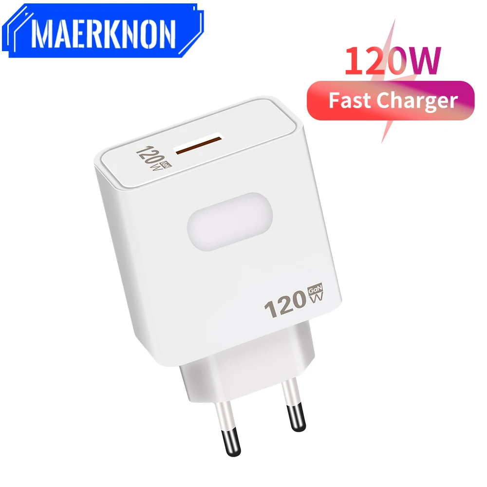 

120W Fast Charging USB GaN Charger Quick Charge 4.0 3.0 Mobile Phone Portable Charger Adapter For iPhone 14 iPad Xiaomi Samsung