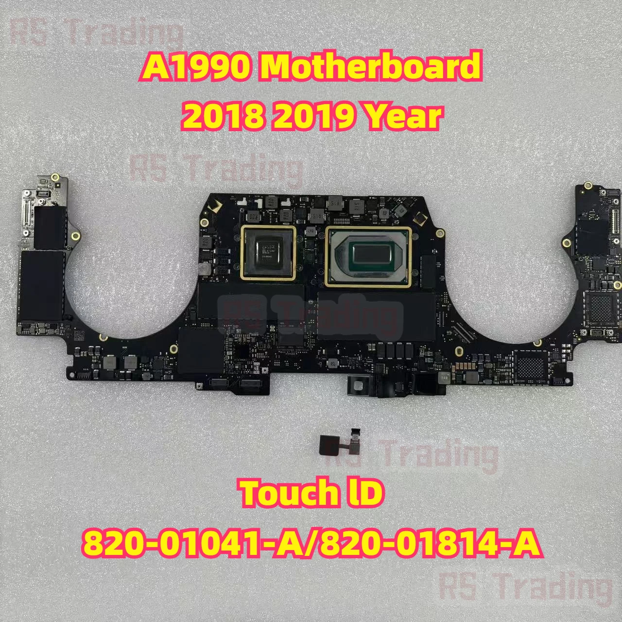 

Original A1990 Motherboard For Macbook Pro 15" Retina A1990 Logic Board i7 i9 256GB 512GB 1TB With Touch ID 2018 2019 Year