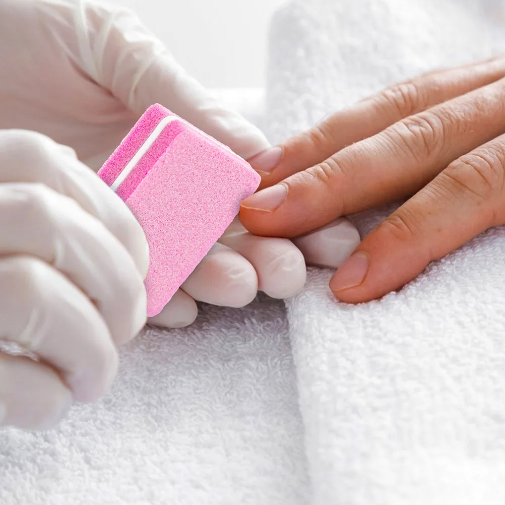 

100pcs Mini Sponge Nail Files EVA H held Buffer Blocks Shaping Tool Manicure Durable Polishing Nail Art Salon Grinding