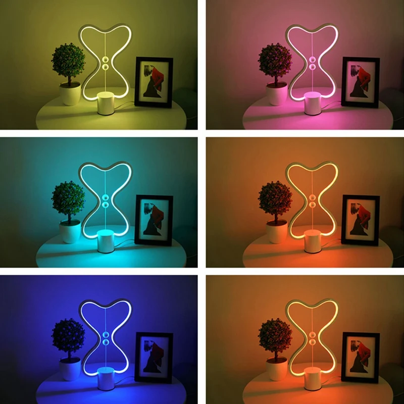 

Table Creative RGB Constant Balance Designer Children Led Decoration Desk Bedroom Home Dressing Living Room Bar 7 Color Change