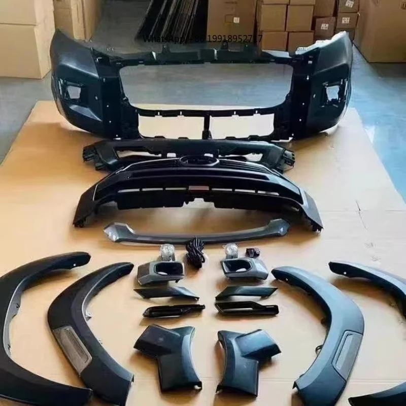 

Body kit For HiLux REVO 15-25 Modified Front bumper Wheel Eyebrow Grille Fog Frame Trim Surround