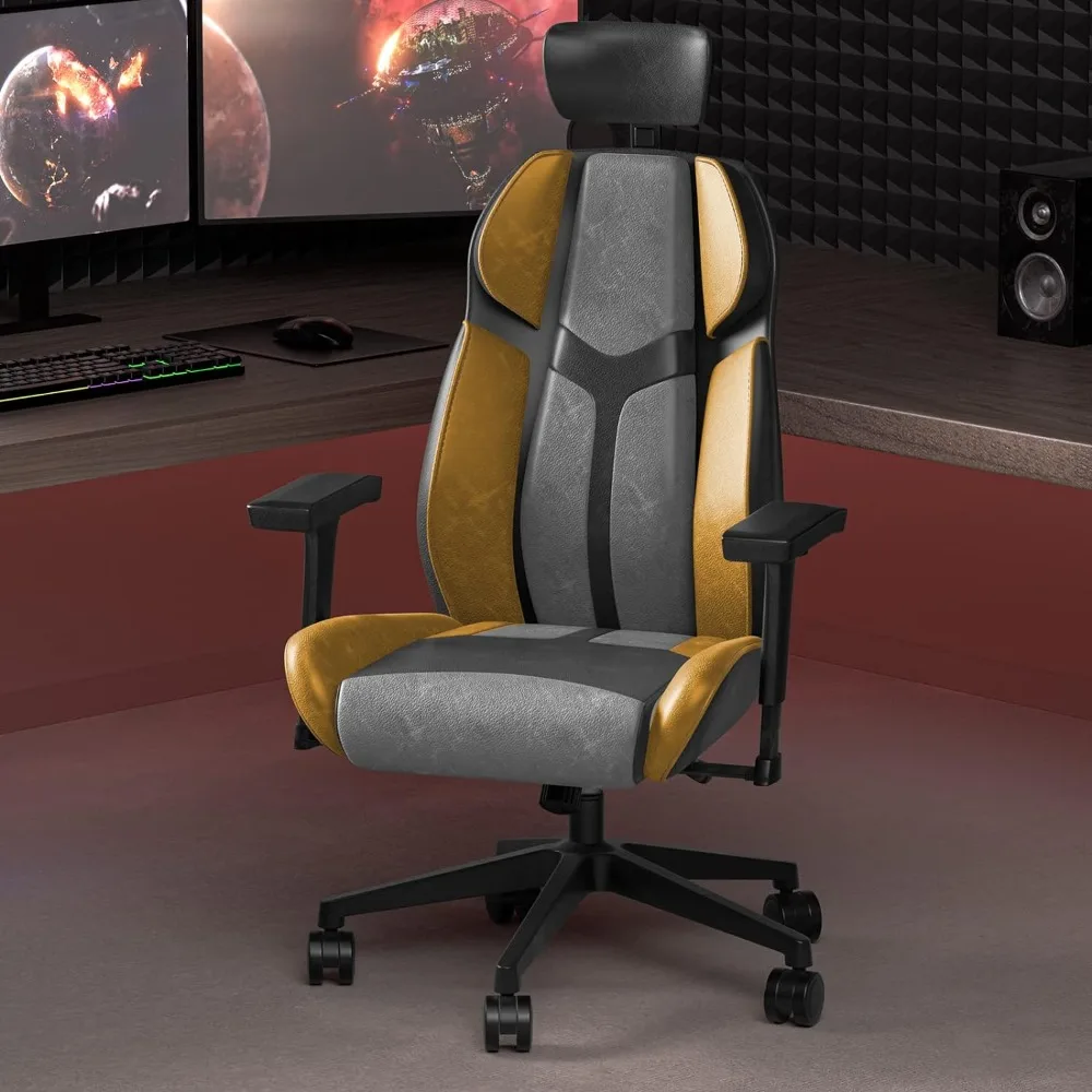 

Video Gaming Chair DT960, All Cold Cured Foam Gaming Chair for Adults, Ergonomic Computer Racing Office Chair with Breathable