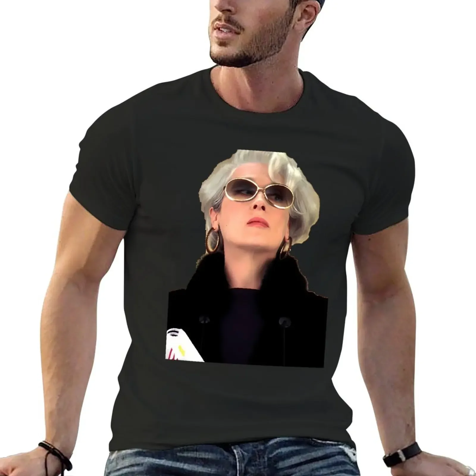 Miranda Priestly \t 1\t T-Shirt kawaii clothes custom t shirt mens graphic t-shirts funny