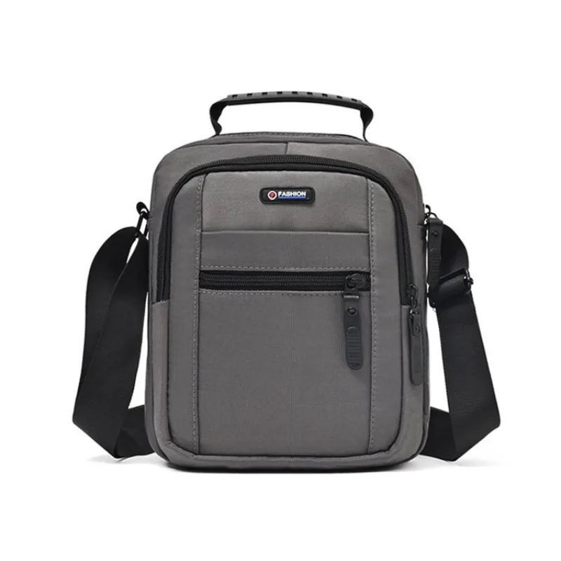 

Oxford Cloth Casual Shoulder Bag, Multi-pocket with Adjustable Shoulder Strap Design, Daily Commuter Messenger Bag