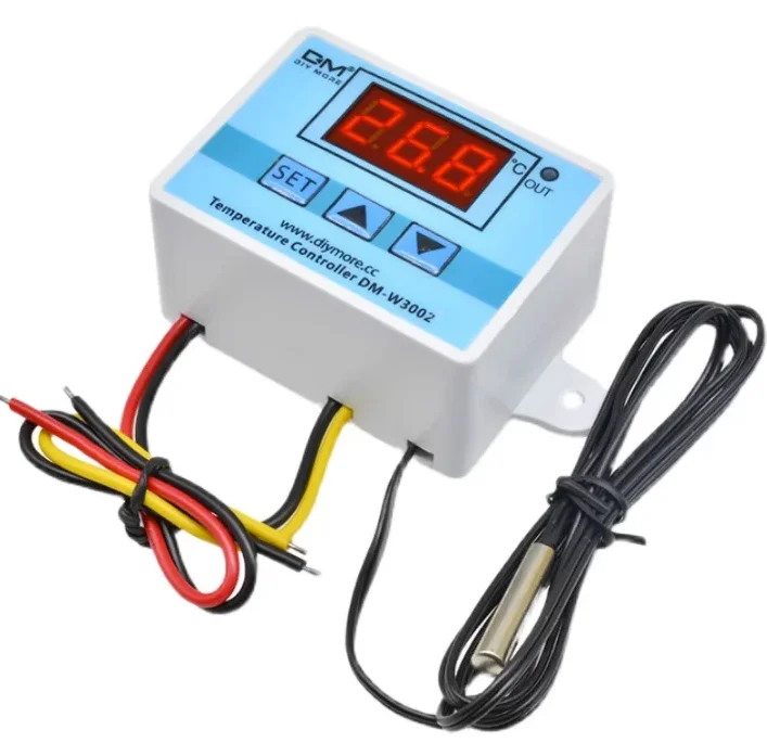 XH-W3002 W3002 AC 110V-220V DC 24V DC 12V Led Digital Thermoregulator Thermostat Temperature Controller Control Switch Meter