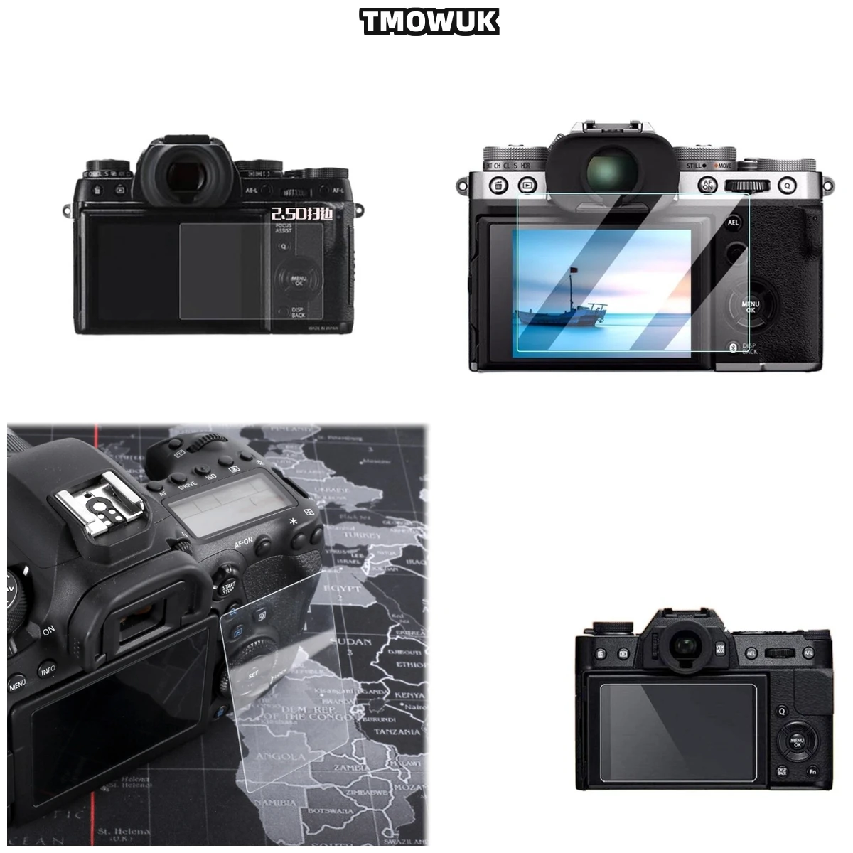 

For Fujifilm X-T10 T20 T30 M1 A1 A2 E2 E3 X30 XF10 XS10 XS20, Anti-Scratch LCD Film Cover