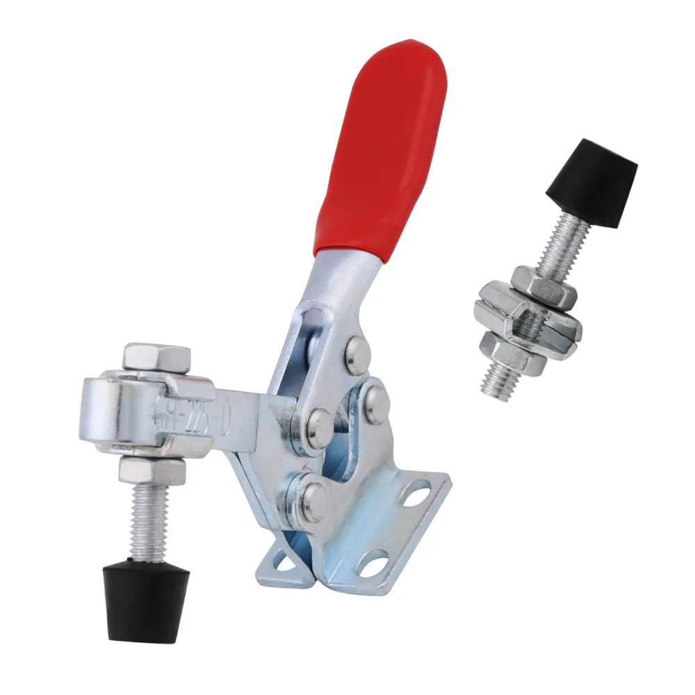 5pcs 227Kg Holding Capacity Toggle Clamps Horizontal Action GH-225-D Fixture Clamps Quick Release Mechanism Quick Release Clamps