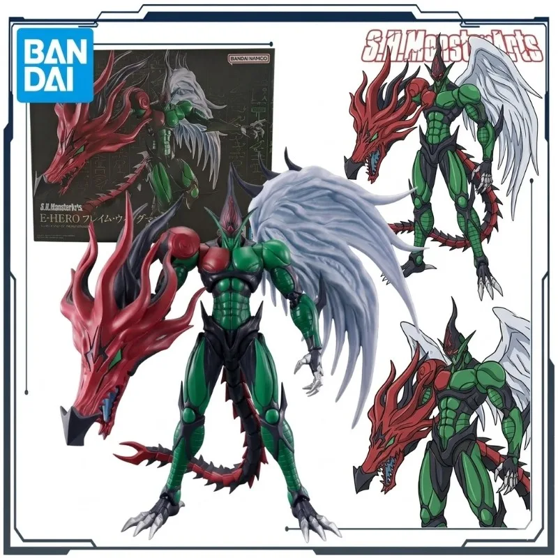 

[Ready Stock] Yu-Gi-Oh Bandai SHM E HERO Flame Wingman GX Duel Monsters Action Figure Collectibles Toy Gift