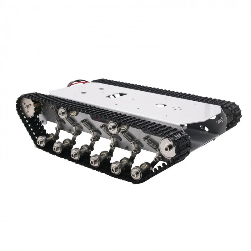 

T600 металлический грузовик из нержавеющей стали, корпус танка, интеллектуальное шасси робота, пластиковые педали, детские развивающие игрушки