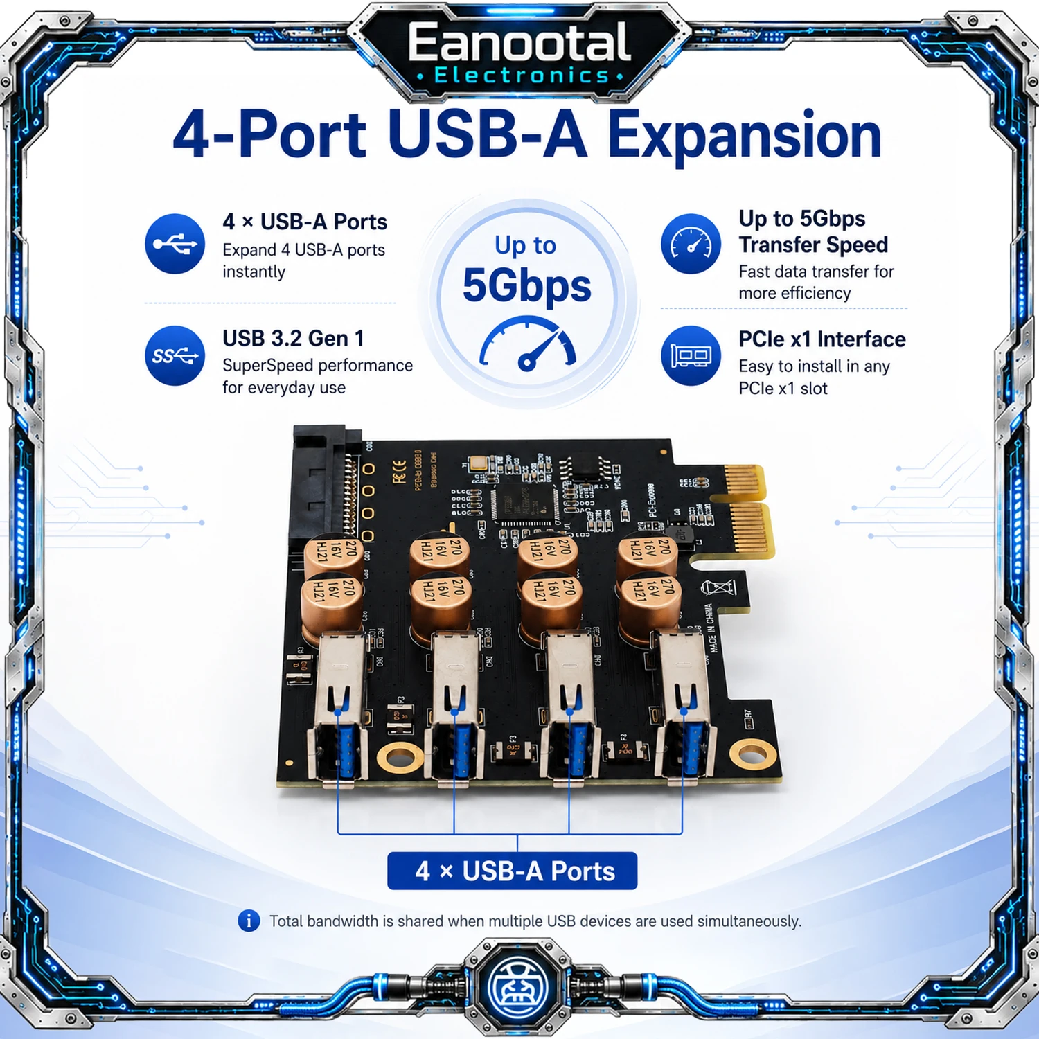 Scheda di espansione PCIe X1 U - Usb Sound Card External recensione e prezzo