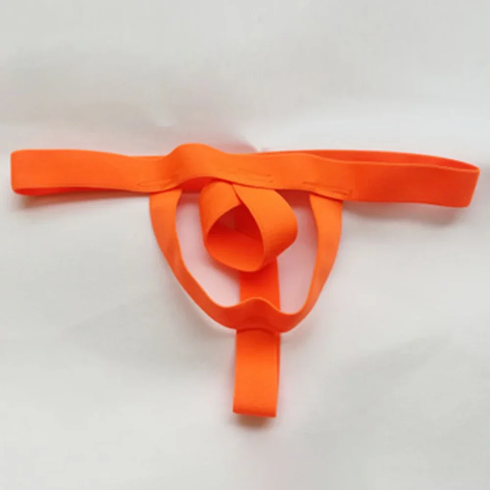 

Acrylic Fabric Men's Sexy String Underwear Thong T back Open Front, Stretchable and Soft, Available in Various Colors