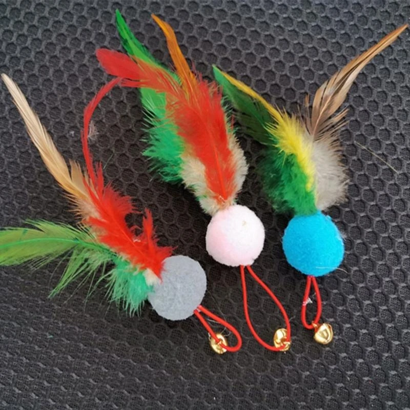 

10 Packs Replacement Charm with Bells & Ball for Interactive Cats Toy