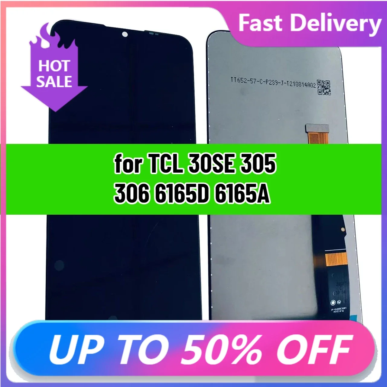 

TFT LCD Pantalla Replacement For TCL 30SE 305 306 6165D 6165A LCD Screen Display Touch Digitizer Fast Delivery