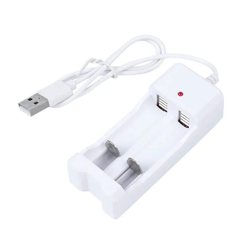 

USB Plug 2 Slot for AA/AAA Rechargeable Batteries Charger For 1.2V Ni-MH Ni-Cd Battery Smart Fast Charging Tool Portable