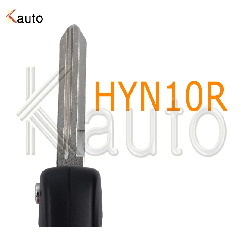 Coque de clé de voiture à distance, coque TOY40, lame HYN10R pour Kia, Hyundai Rio Soul, Sportage 2010-2014, clé à rabat de remplacement à 3 boutons