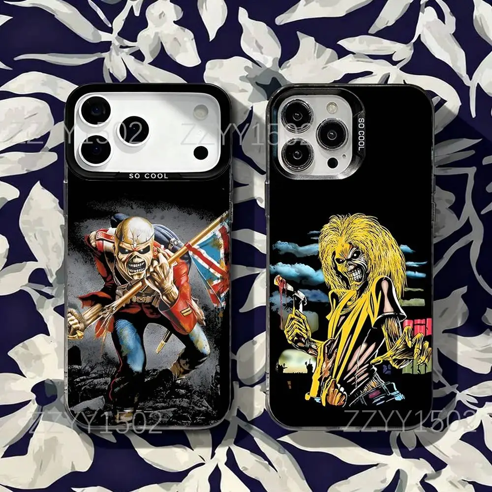 

Run-To-The-Hills-M-Maidens Phone Case For iPhone 17,16,15,14,13,12,X,8,Pro,Max,Plus,SE4,Air,Mini HD Black IMD Matte