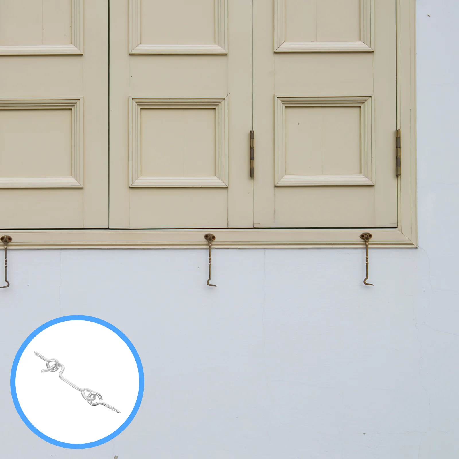 4 مجموعة مزلاج الثقيلة مزلاج الباب للأبواب النوافذ يندبروف قفل الأمان المقصورة باب الحظيرة الصيد نافذة معدنية صلبة #3