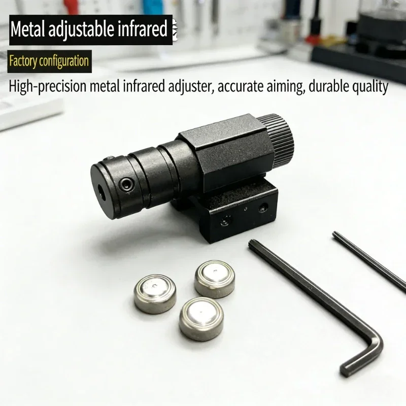 

Mini 805 Red Laser Sight Pointer, Adjustable Red Dot, 11mm & 20mm Rail Mount, Tactical Hunting Gun Sight Tool