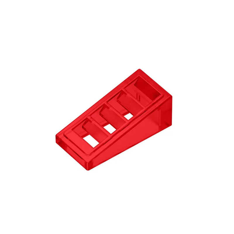 50 Stück 61409 18863 Slope 18 2x1x2/3 mit 4 Schlitzen Baustein-Spielzeug Kompatibel Lehrreich Kreativ Größe Geschenk DIY MOC – Detail 4